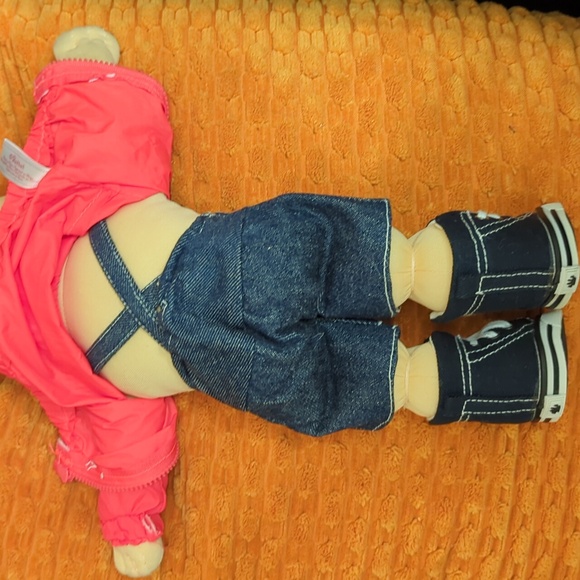 Cabbage Patch Kids Baby Boy in Windbreaker Jacket /Denim Shorts & Black Hightops - Picture 5 of 10